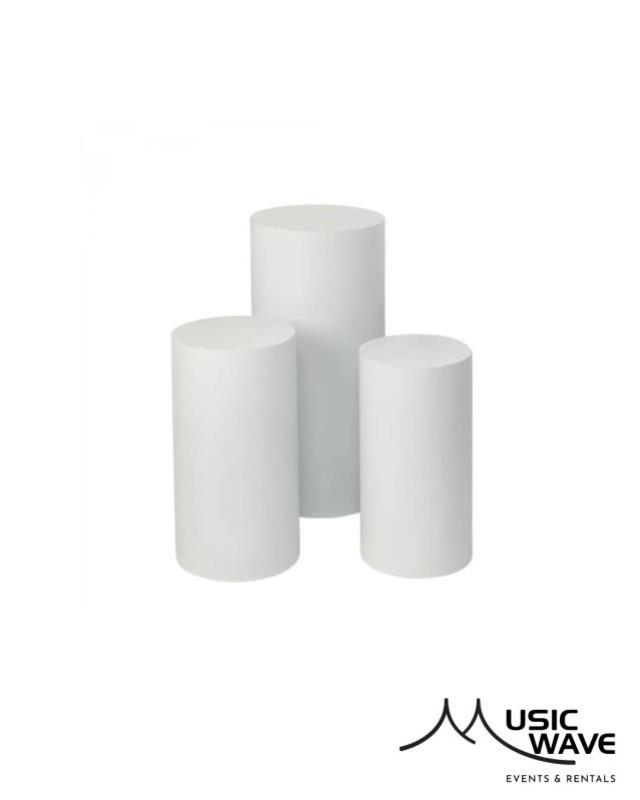 Rental store for Cylinder – White  SS, X-Large  40 Hx20 D in San Juan PR