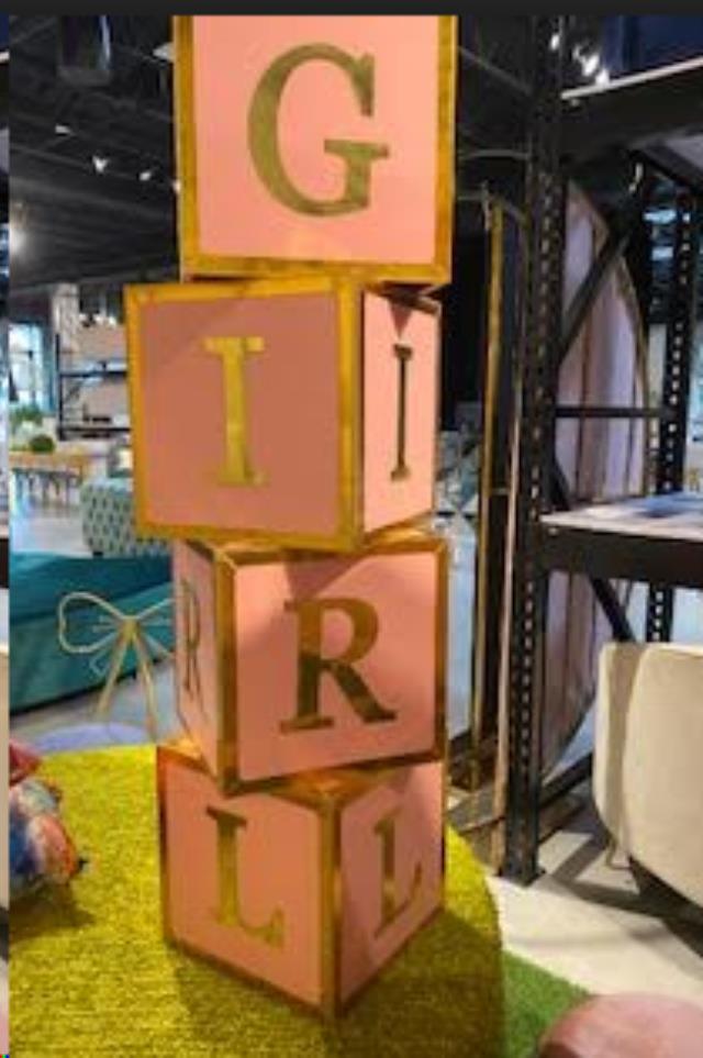 Rental store for Letter Box - GIRL  Acrylic, Pink in San Juan PR