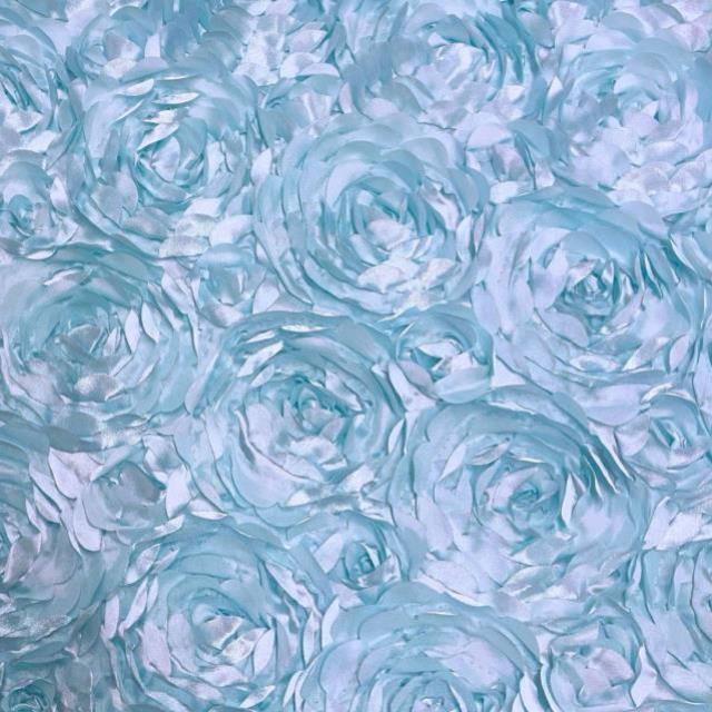 Rental store for Linen - Flores G. Aqua  90x132   1258 in San Juan PR