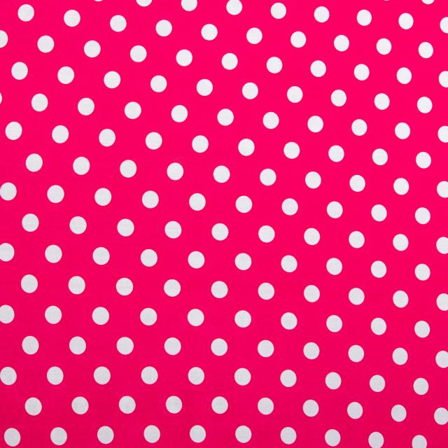 Rental store for Linen - Polka Lycra Fuchsia  90x132   14 in San Juan PR