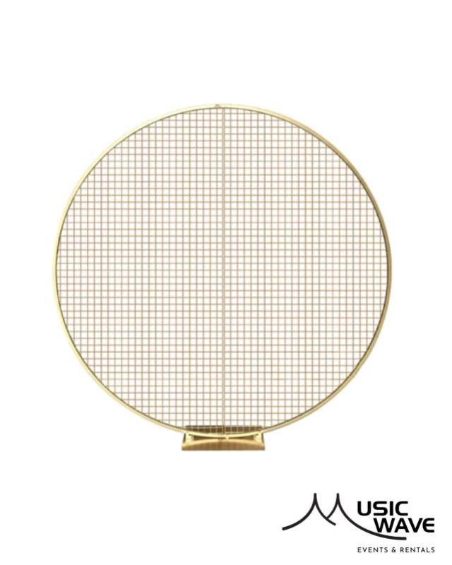 Rental store for Background- Mesh 2 Rings  SS Gold in San Juan PR