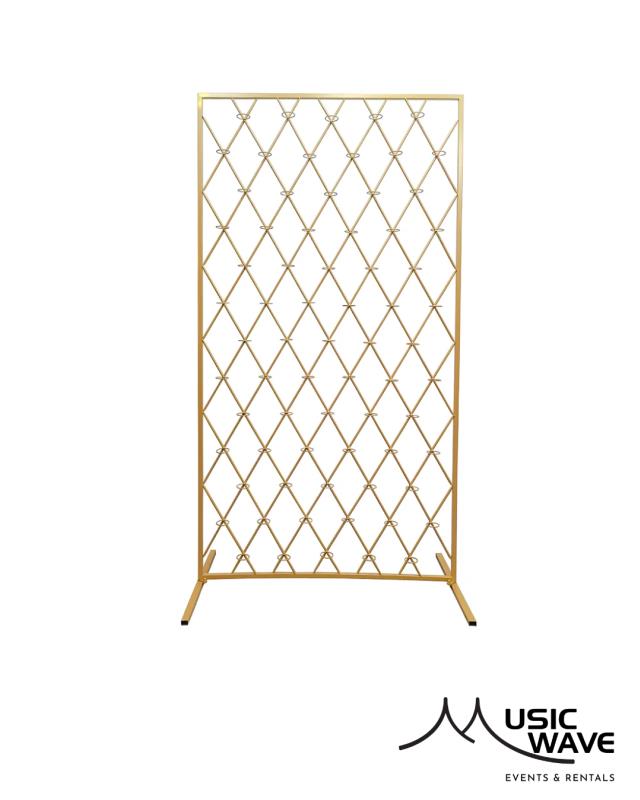 Rental store for Background- Grid Tall SS Gold in San Juan PR