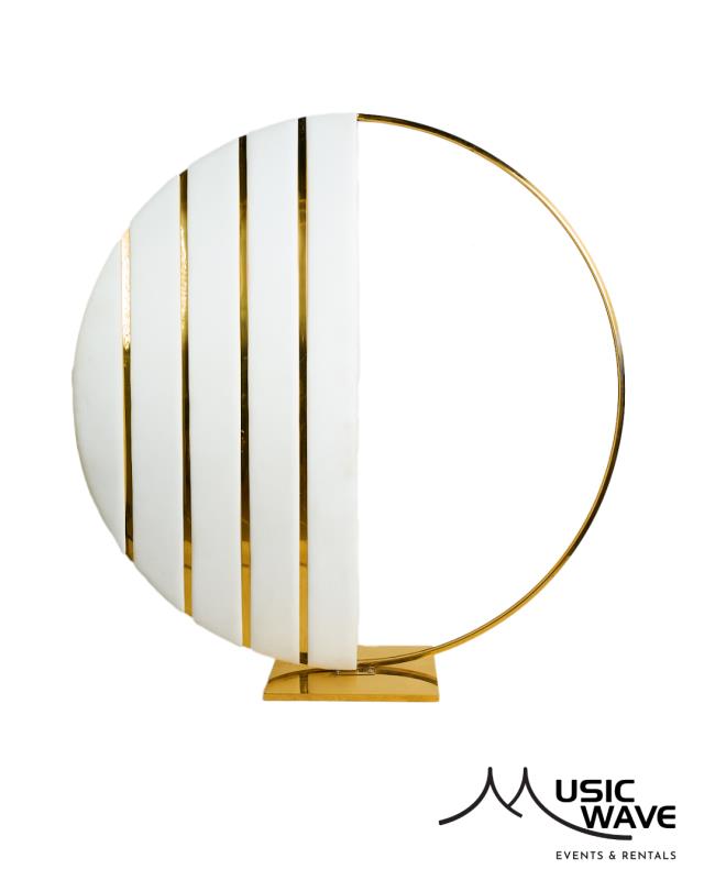 Rental store for Background-Velvet Half Round White SS G in San Juan PR