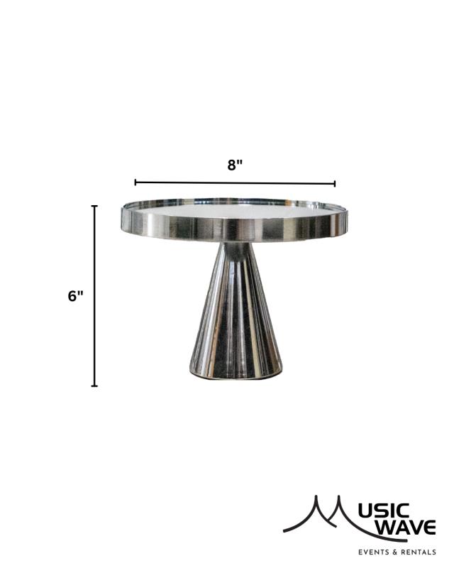 Rental store for Cake Stand - Silver  Small  6 A y 8 D in San Juan PR