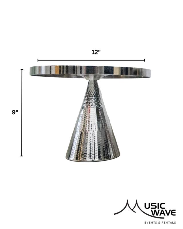 Rental store for Cake Stand - Silver  Large  9 A y 12 D in San Juan PR