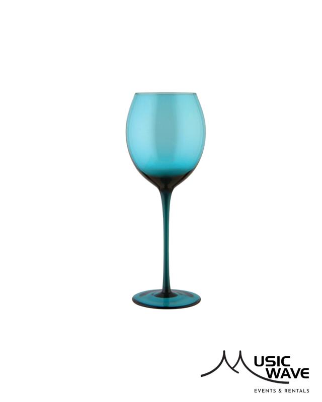Rental store for Glass - Blossom  White Wine Blue   202 in San Juan PR
