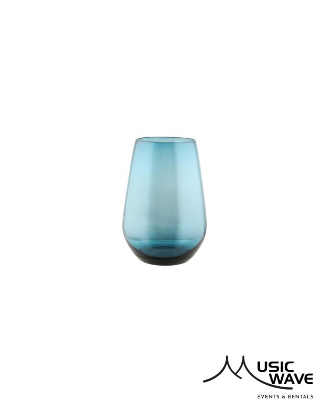 Rental store for Glass - Blossom  Water Blue  H12.8   203 in San Juan PR