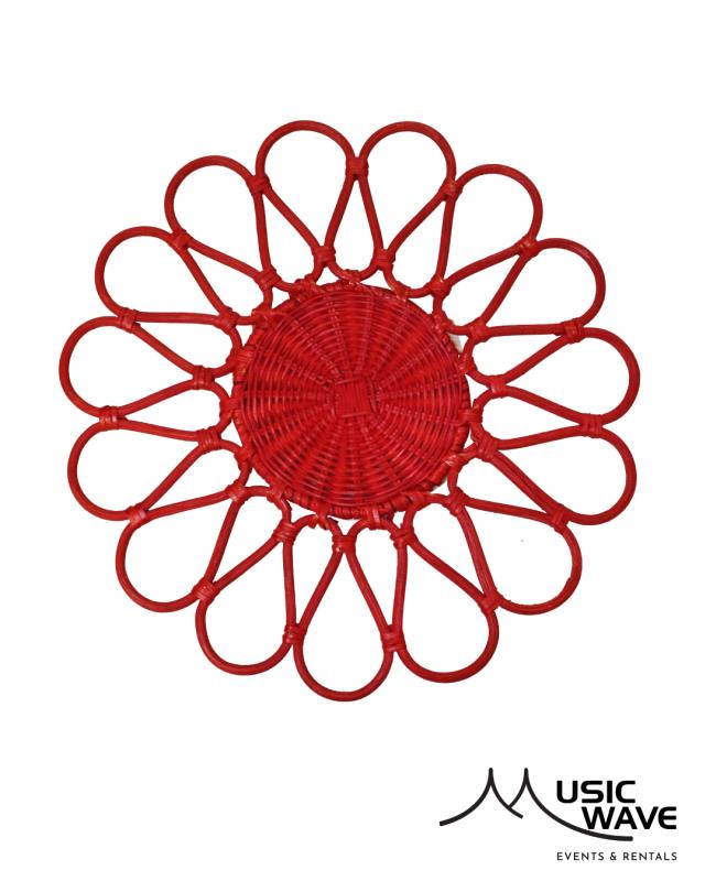Rental store for Placemats - Ivy  Red   064 in San Juan PR