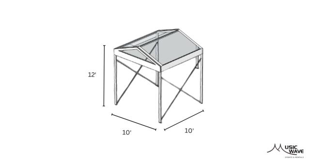 Rental store for Tent - Structural Clear 10x10 in San Juan PR