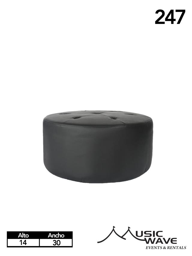 Rental store for Ottoman - Mikaela  Black   247 in San Juan PR