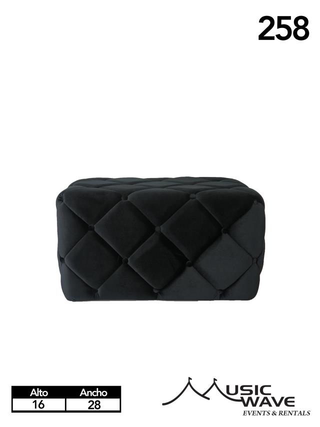 Rental store for Ottoman - Murphy  Black   258 in San Juan PR