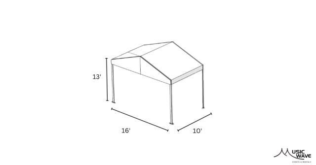 Rental store for Tent - Structural White 16’x10’ in San Juan PR