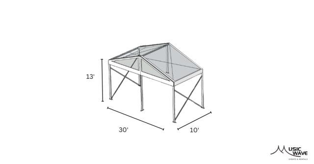 Rental store for Tent - Structural Clear 30’x10’ in San Juan PR