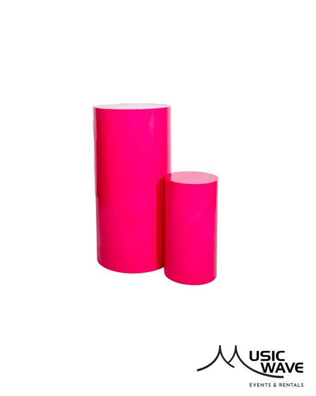 Rental store for Cylinder – Pink  Small  24 Hx12 D in San Juan PR