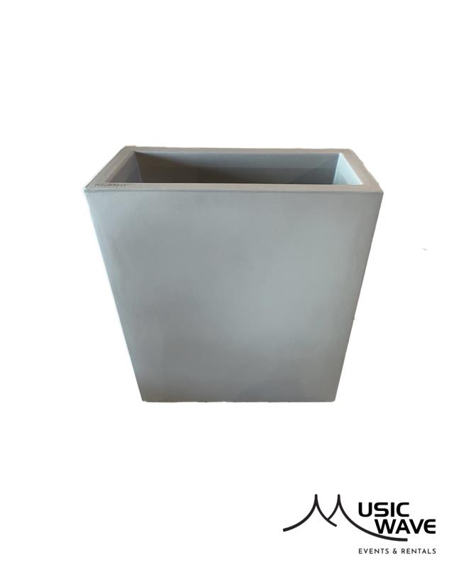 Rental store for Planter - Terra Grey  Rect Tall in San Juan PR