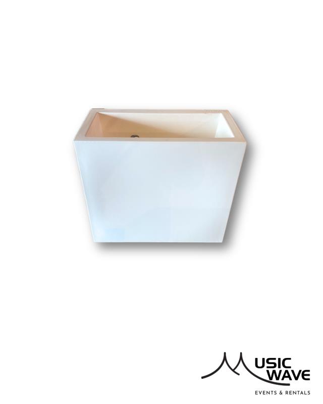 Rental store for Planter - Terra White  Rect Tall in San Juan PR