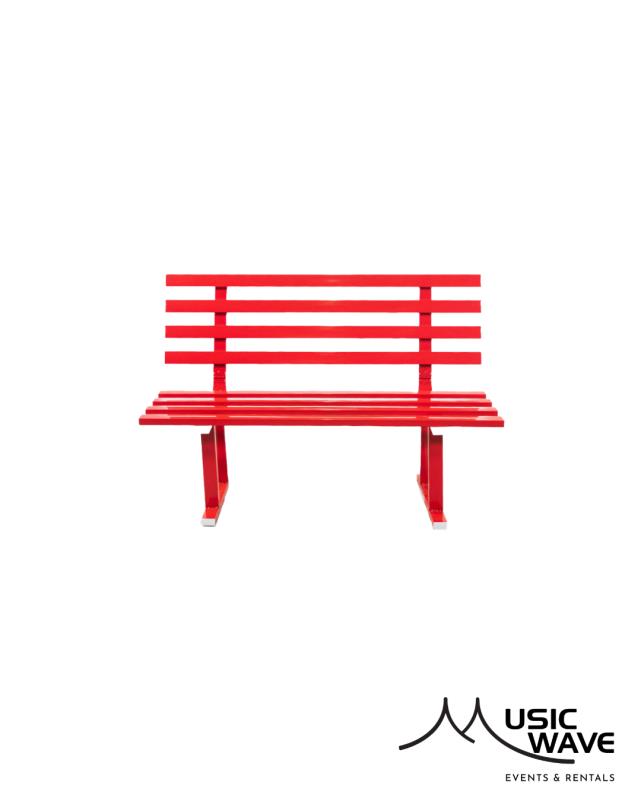 Rental store for London Bench  Red   9569 in San Juan PR