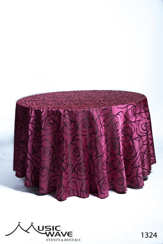 Rental store for Linen - Alyson Fuchsia 96   1324 in San Juan PR