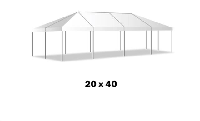 Rental store for Tent - 20x40  White in San Juan PR