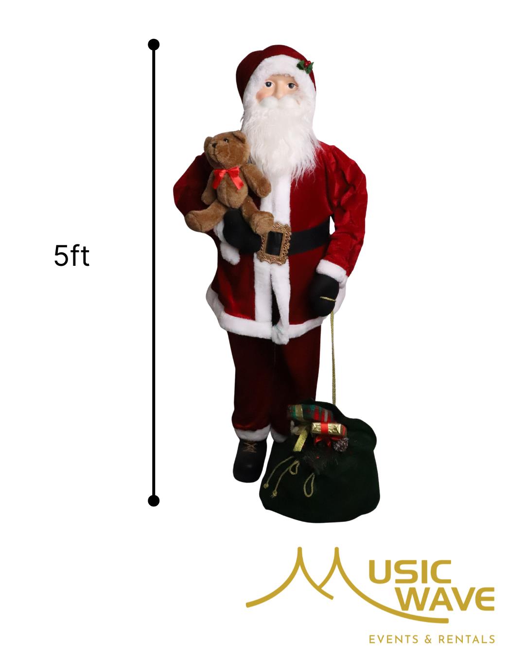 Rental store for Christmas Deco - Santa Claus 5ft in San Juan PR