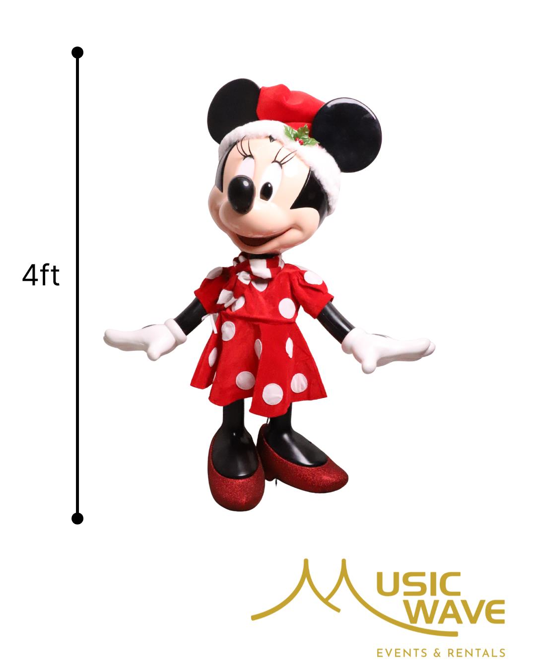 Rental store for Christmas Deco - Minnie MouseAnimated4FT in San Juan PR