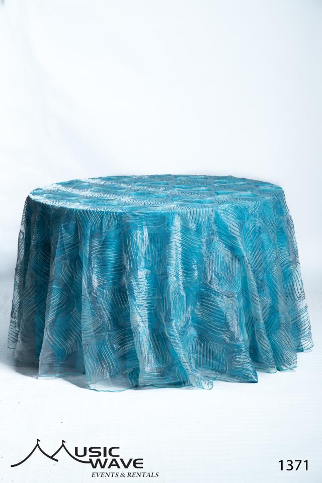 Rental store for Linen - Parsy Sheer Azul  90x132   1371 in San Juan PR