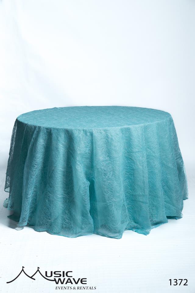 Rental store for Linen - Hilo Perdido Aqua  90x132   1372 in San Juan PR