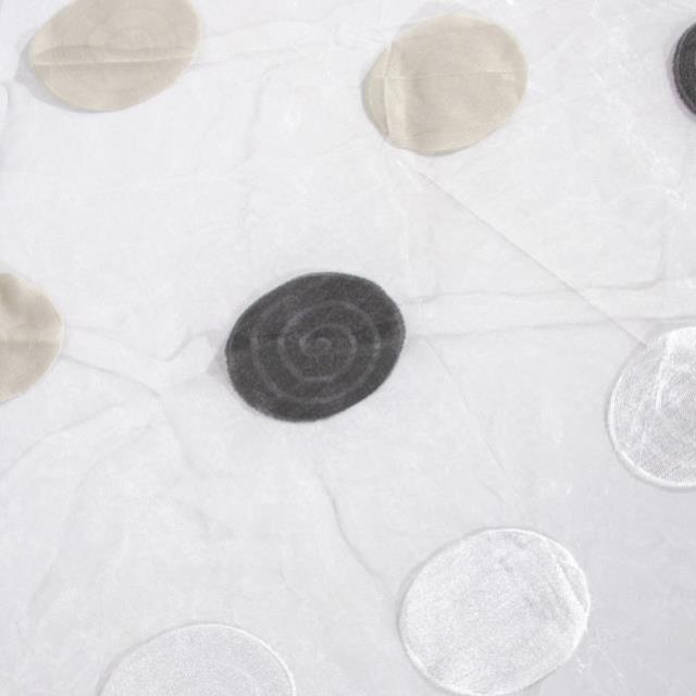 Rental store for Mantel - Polka Sheer Negro 90x156  1063 in San Juan PR