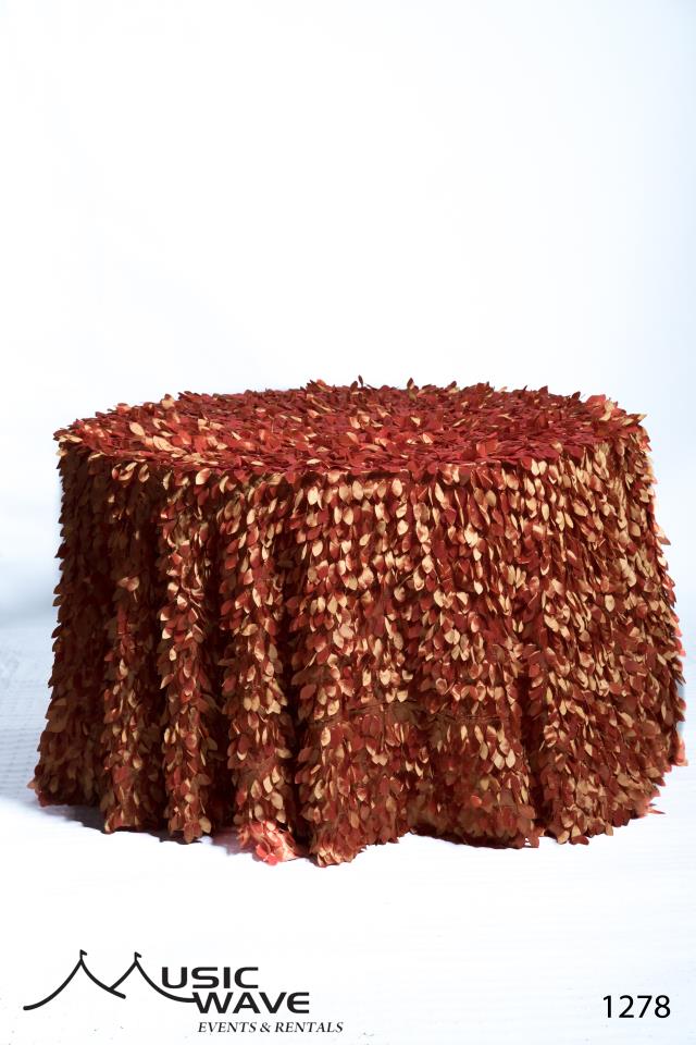 Rental store for Linen - Gatsby Orange  90x132   1278 in San Juan PR