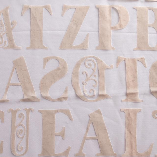 Rental store for Linen - Letras Crema  90x132   1200 in San Juan PR