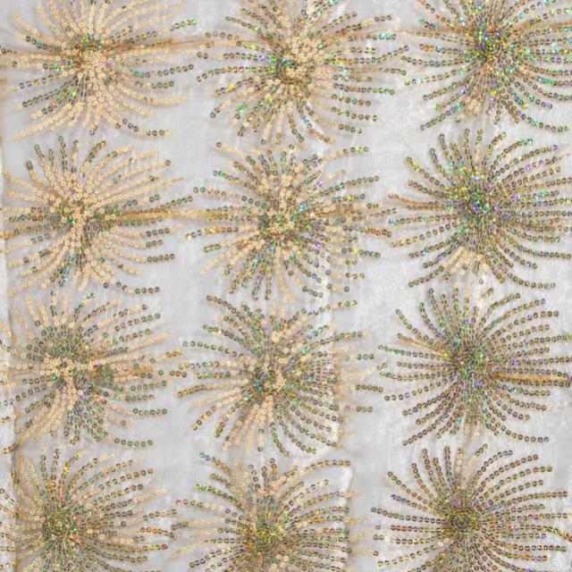 Rental store for Linen - Explotion Sheer Dorado 108  1186 in San Juan PR