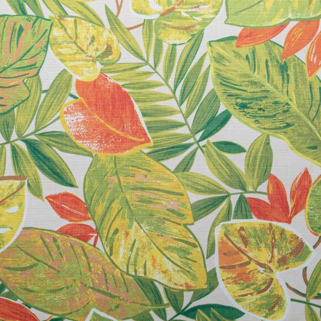 Rental store for Linen - Fiji Orange Green 90”  2106 in San Juan PR